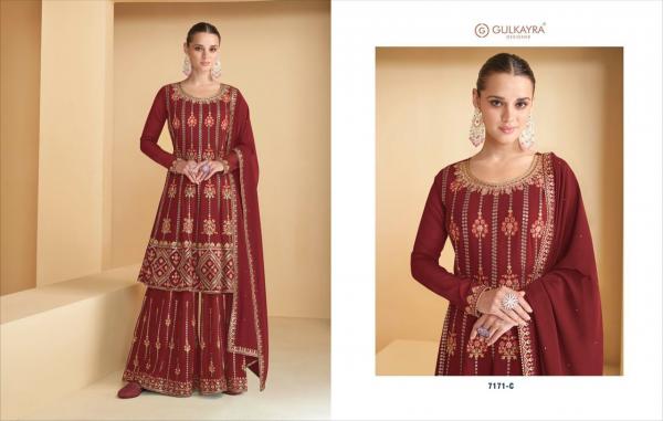 Gulkayra Rang 7171 Colour Designer Salwar Kameez Collection